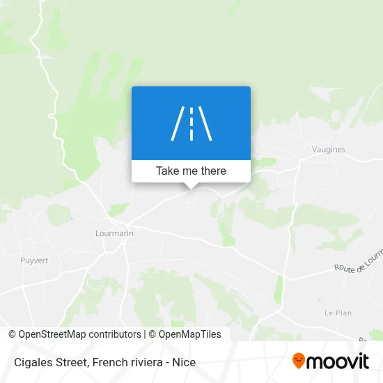 Rue Des Cigales map