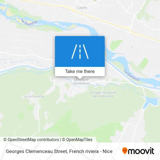 Rue Georges Clemenceau map