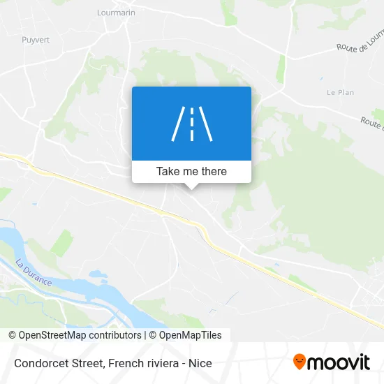 Rue Condorcet map