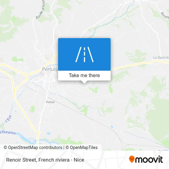 Rue Renoir map
