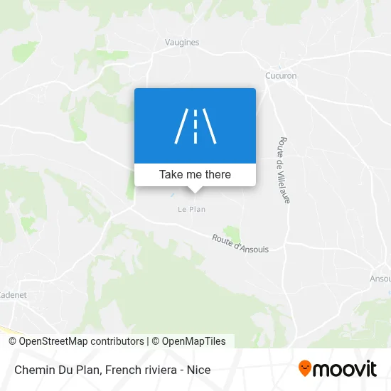 Chemin Du Plan map