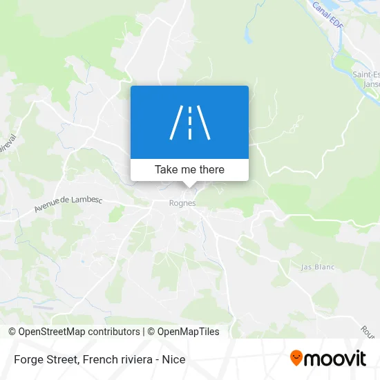 Mapa Rue De La Forge