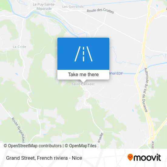 Mapa Rue Grande