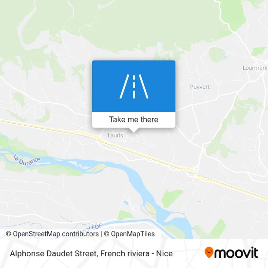 Rue Alphonse Daudet map