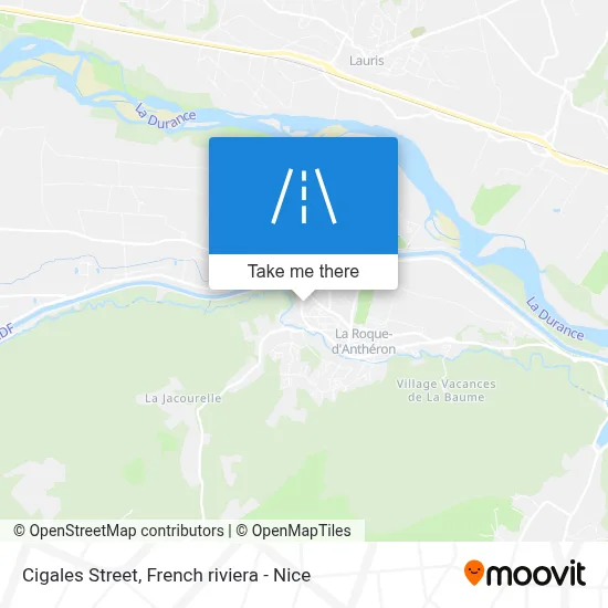 Rue Des Cigales map