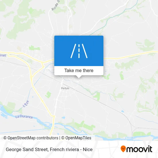 Mapa Rue George Sand