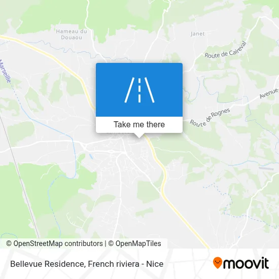 Résidence Bellevue map