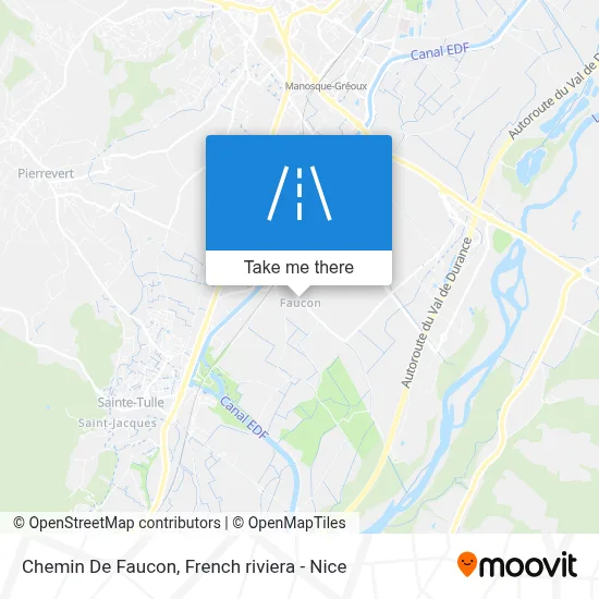 Chemin De Faucon map