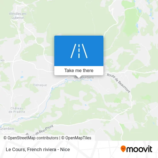 Le Cours map