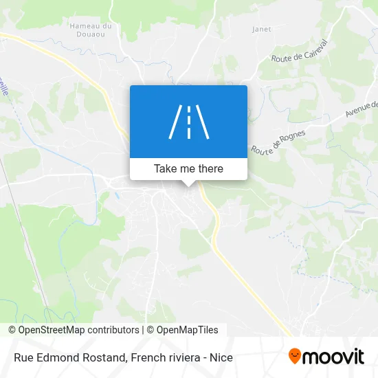 Rue Edmond Rostand map