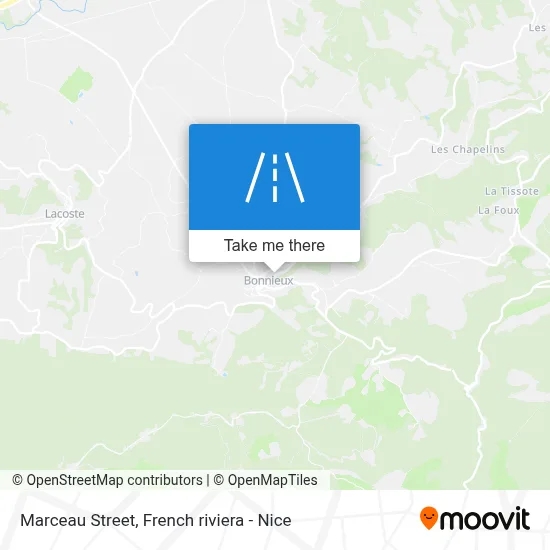 Rue Marceau map