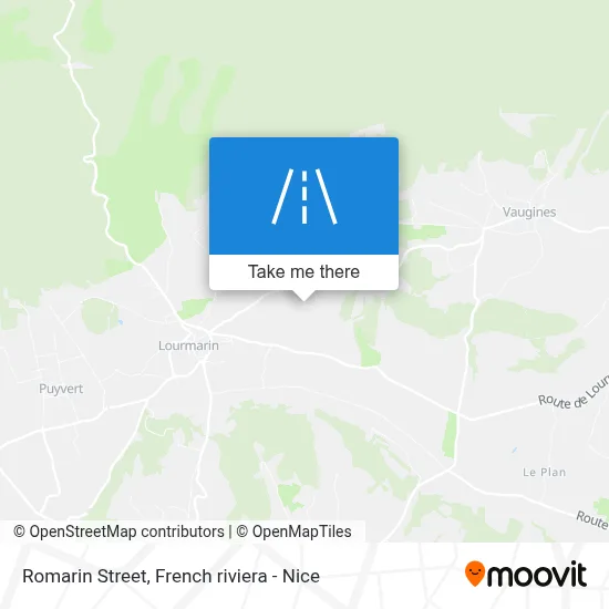 Mapa Rue Du Romarin