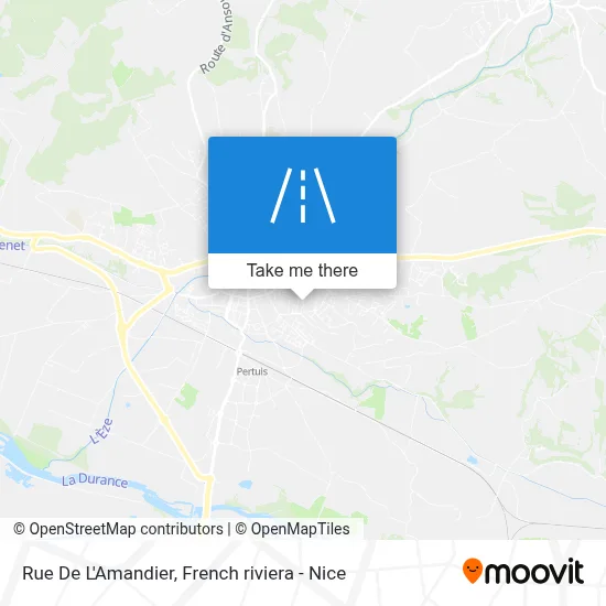 Mapa Rue De L'Amandier