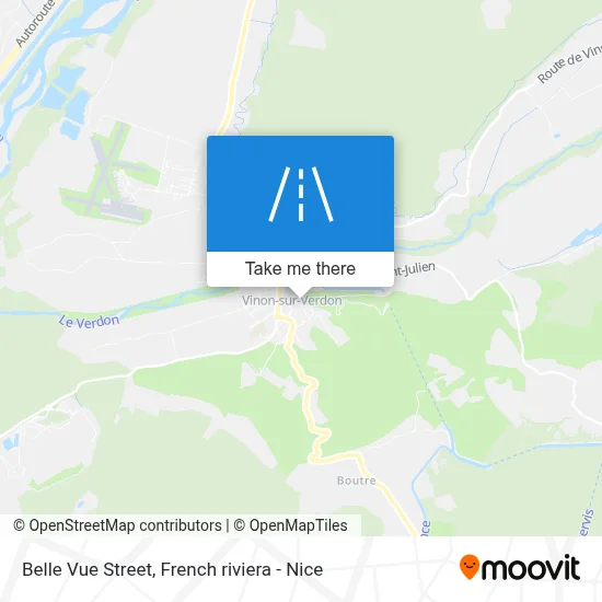 Rue Belle Vue map