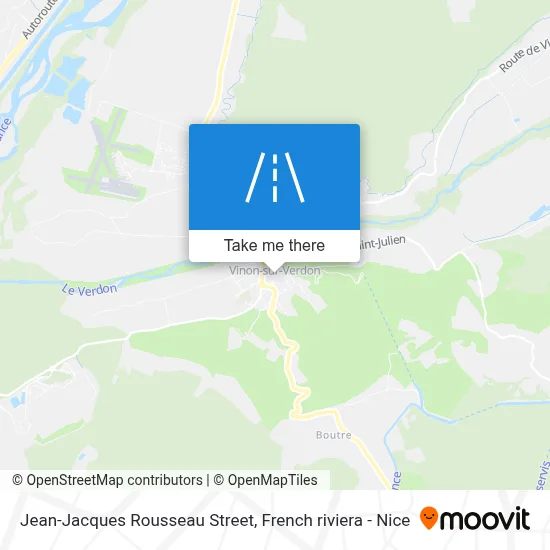 Rue Jean-Jacques Rousseau map