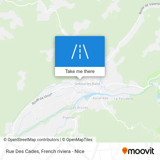 Rue Des Cades map