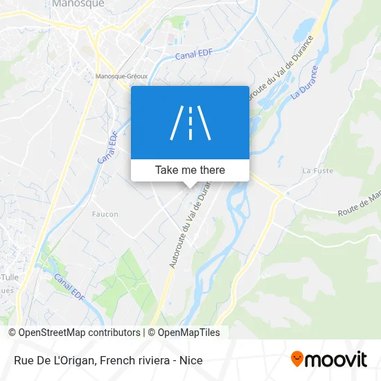 Rue De L'Origan map