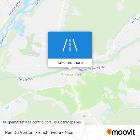 Rue Du Verdon map