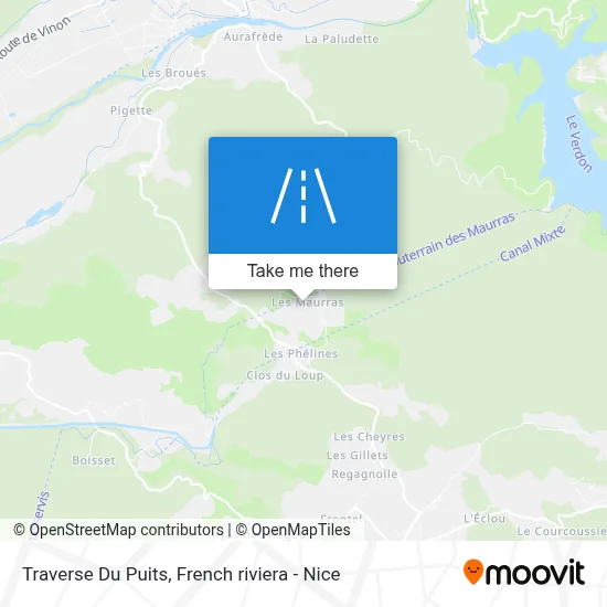 Traverse Du Puits map