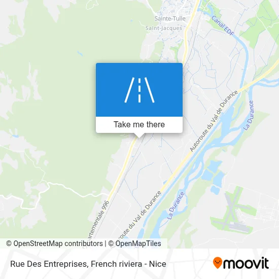 Rue Des Entreprises map