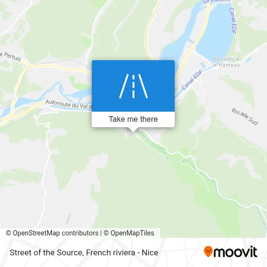 Mapa Rue De La Source