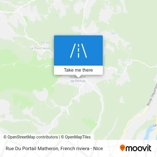 Rue Du Portail Matheron map