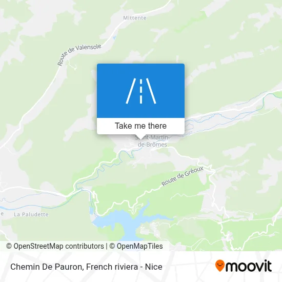 Chemin De Pauron map