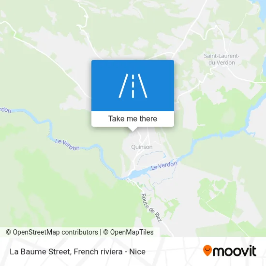 Rue De La Baume map