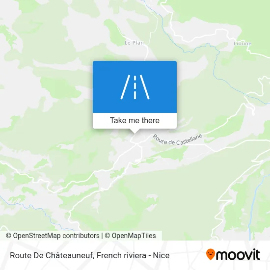Route De Châteauneuf map