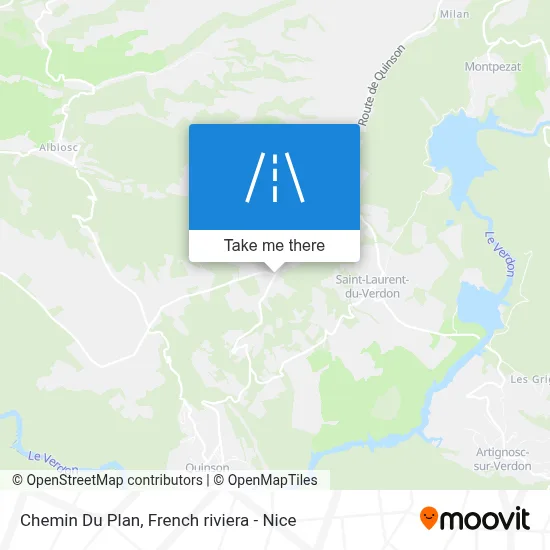 Chemin Du Plan map