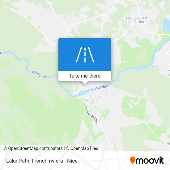 Chemin Du Lac map