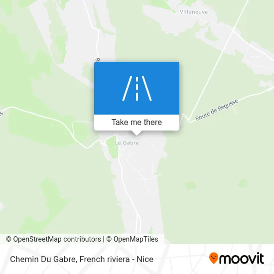 Chemin Du Gabre map