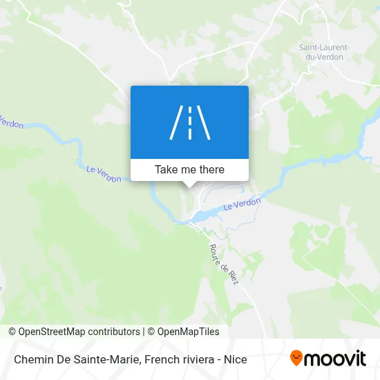 Chemin De Sainte-Marie map