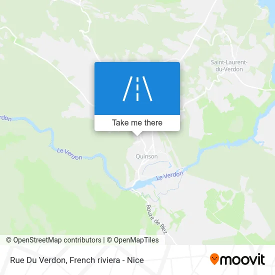 Mapa Rue Du Verdon