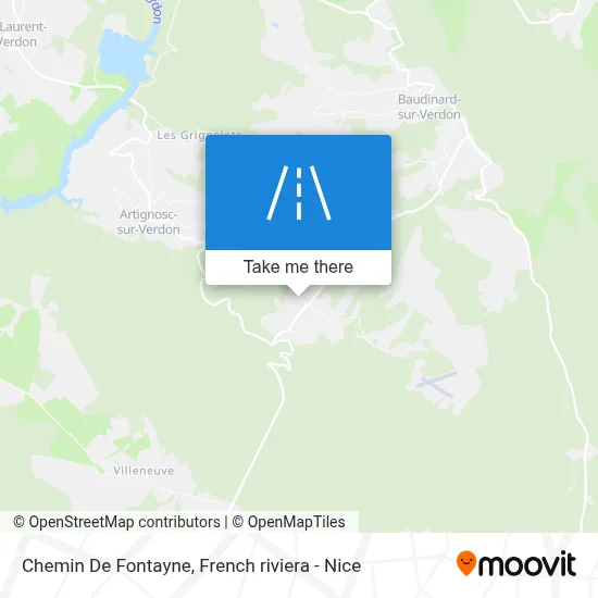 Chemin De Fontayne map