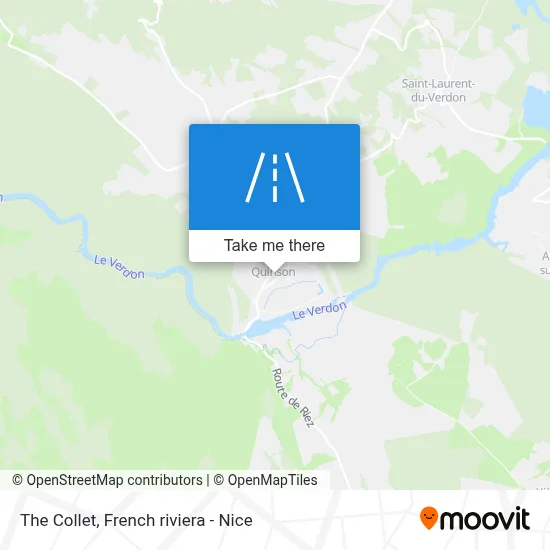 Le Collet map