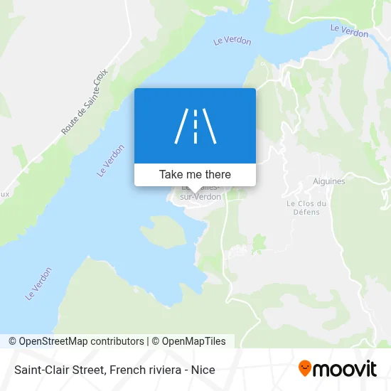 Rue Saint-Clair map