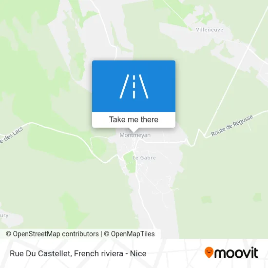 Rue Du Castellet map