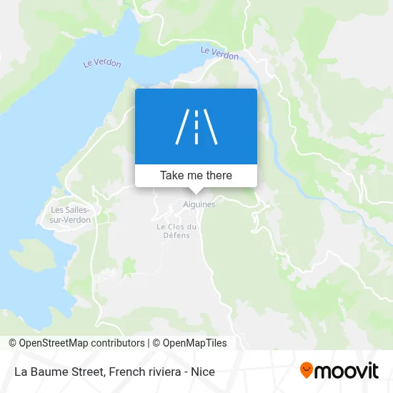 Rue De La Baume map