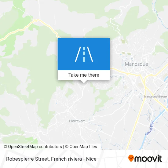 Mapa Rue Robespierre