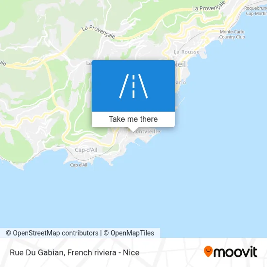 Mapa Rue Du Gabian