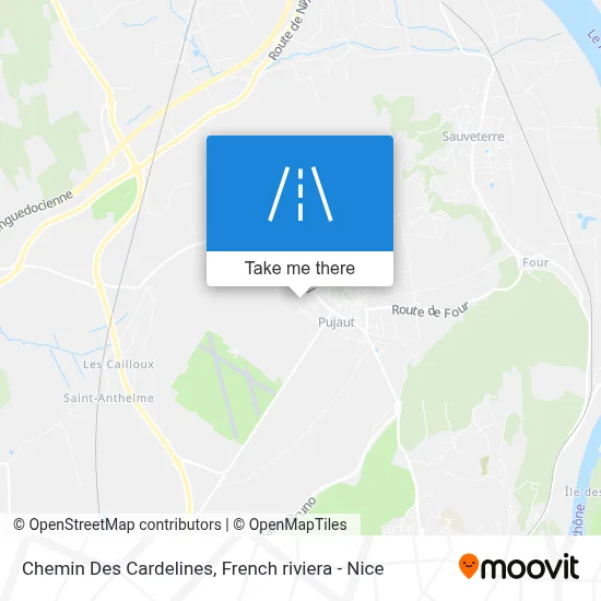 Chemin Des Cardelines map
