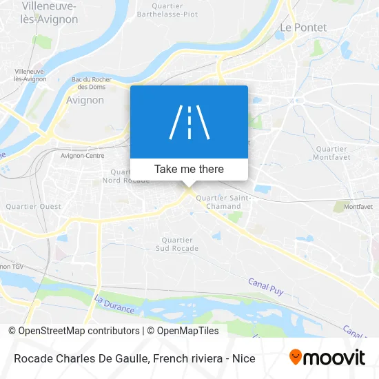 Rocade Charles De Gaulle map