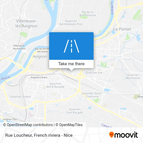 Rue Loucheur map