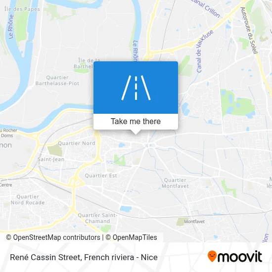 Rue René Cassin map