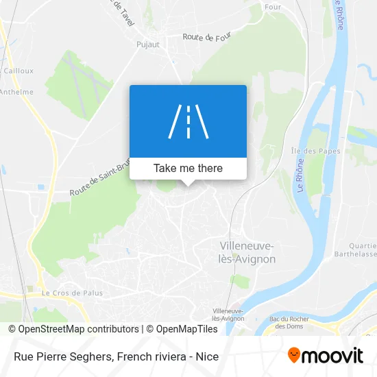 Mapa Rue Pierre Seghers