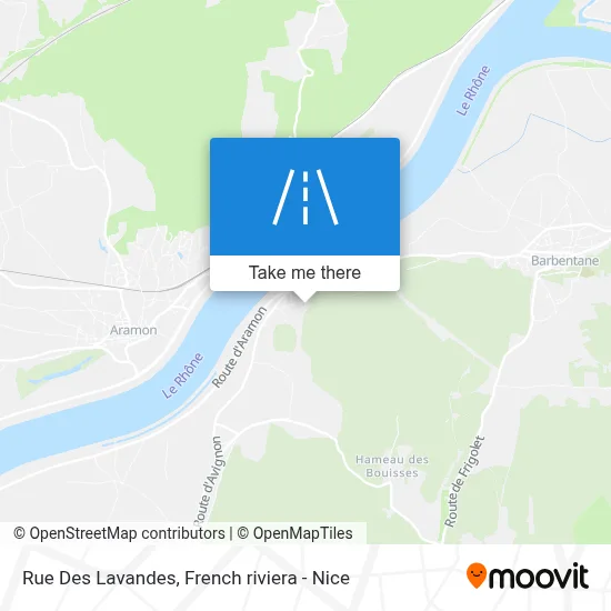 Rue Des Lavandes map
