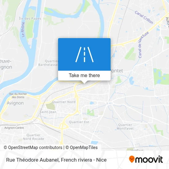 Rue Théodore Aubanel map