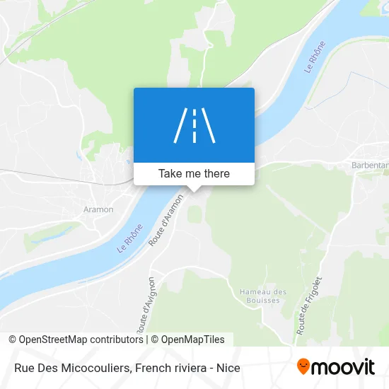 Rue Des Micocouliers map