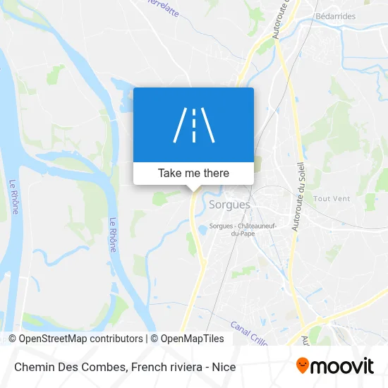 Chemin Des Combes map